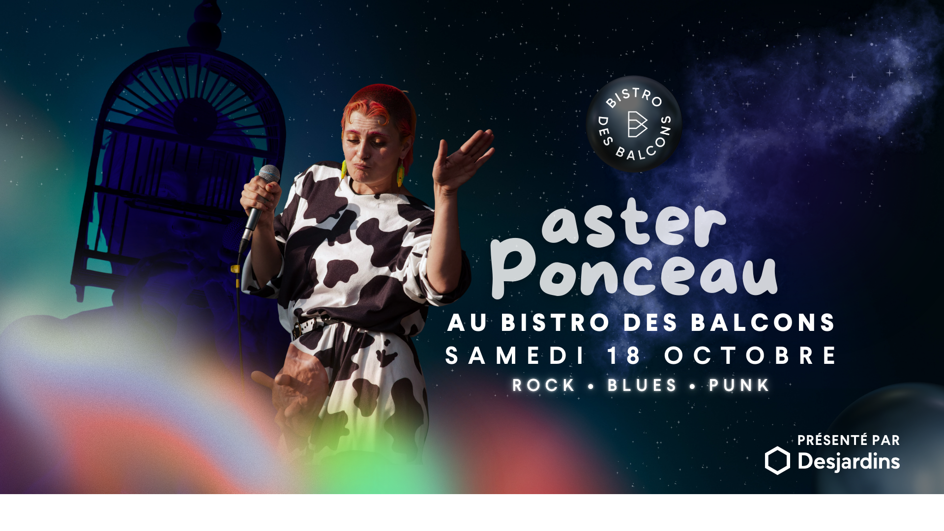 Aster Ponceau au Bistro des Balcons