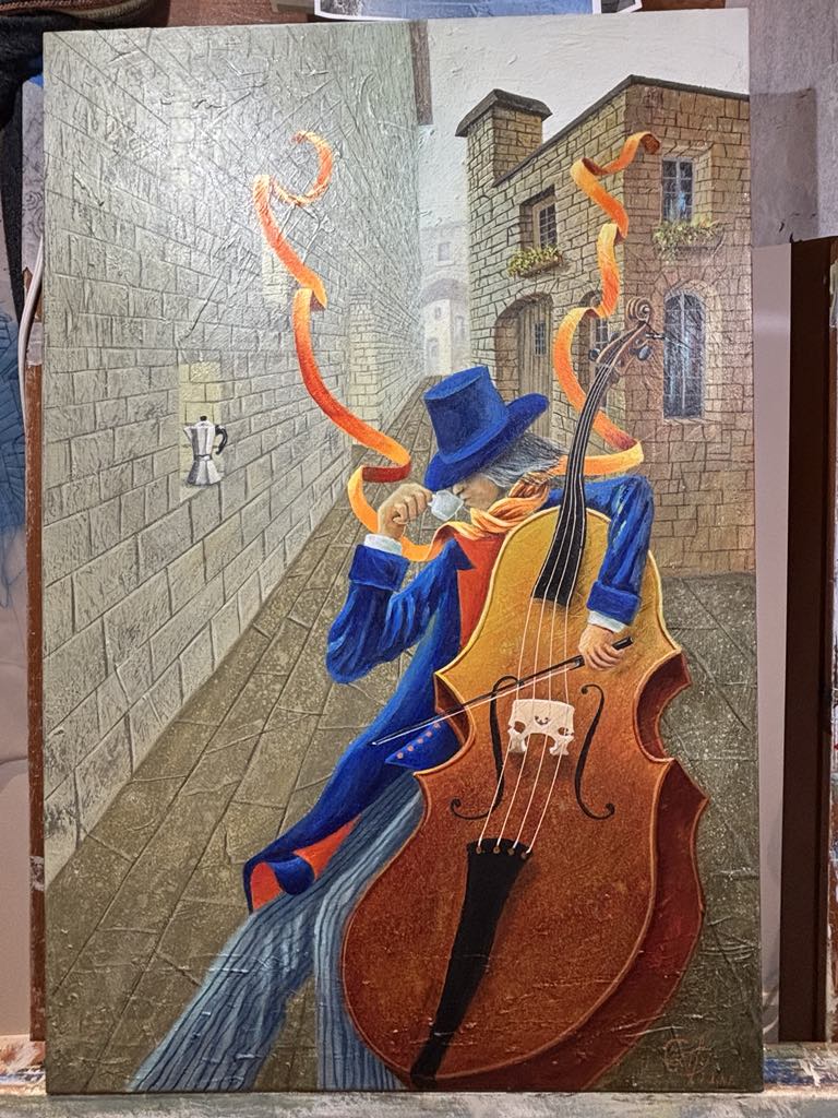 Le bonheur en coups de pinceau