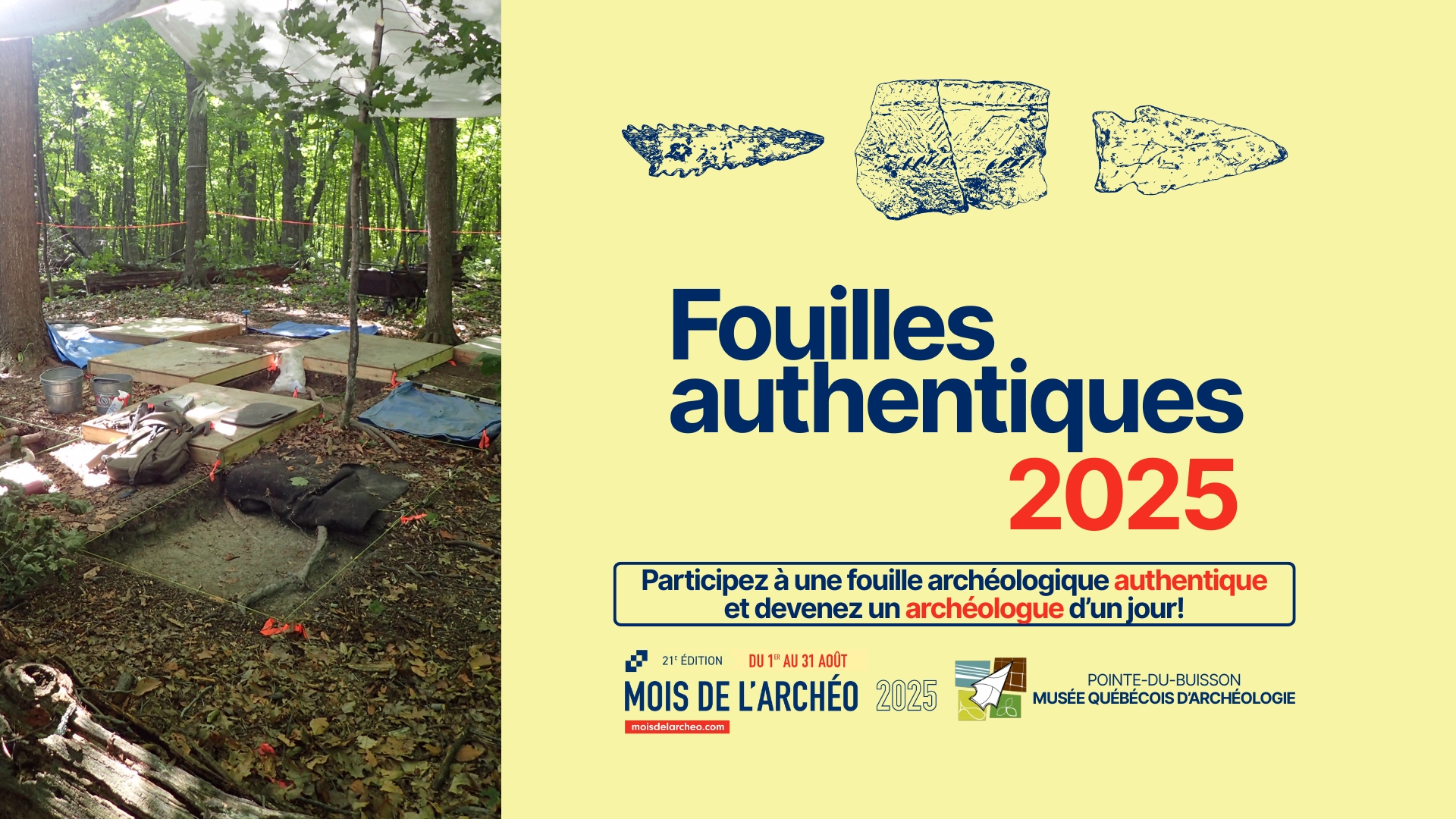 Fouilles authentiques 2025