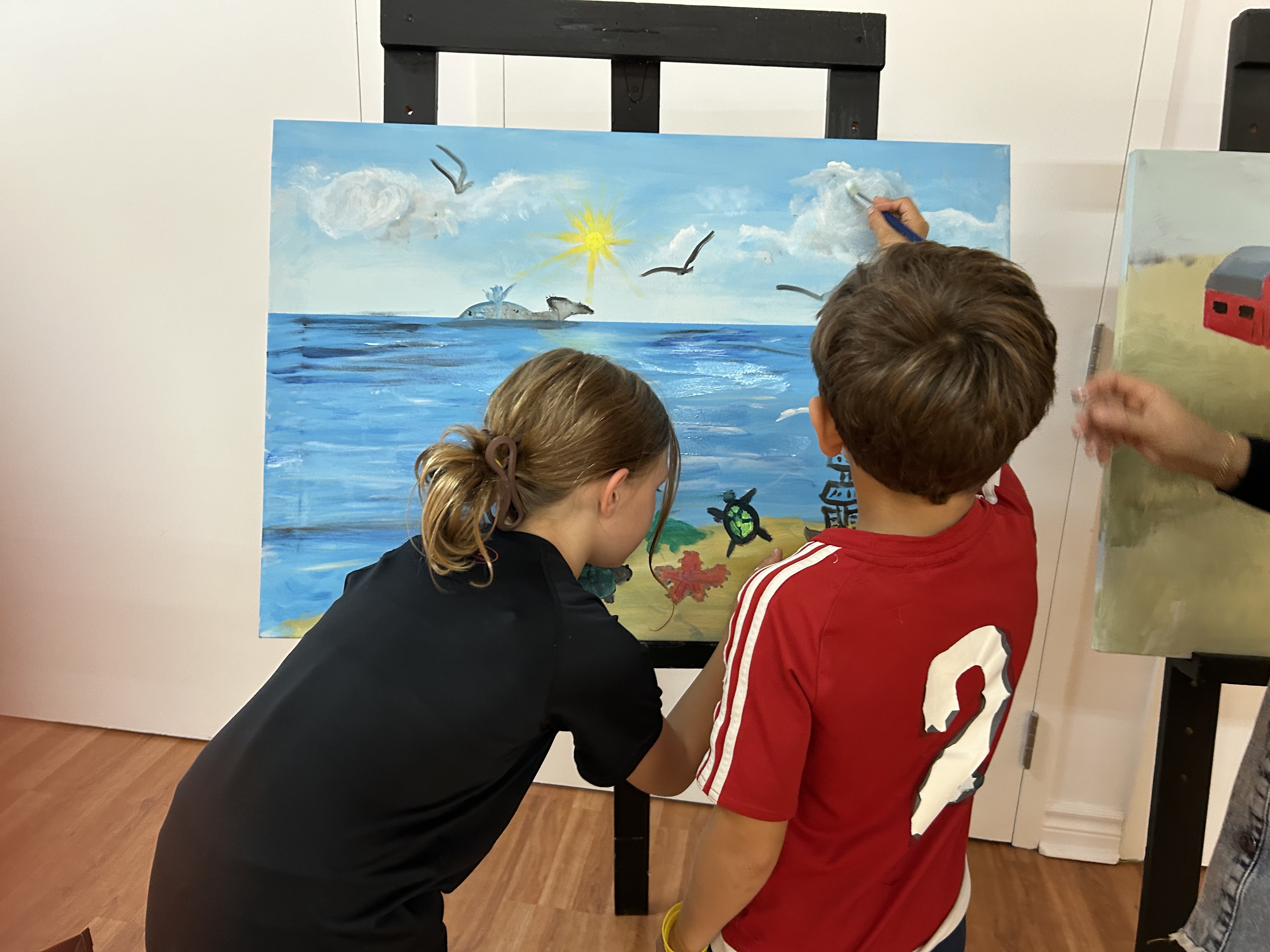 Viens peindre avec nous ! / Come paint with us!