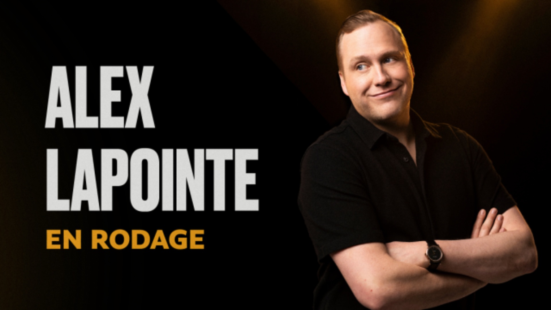 Alex Lapointe en rodage