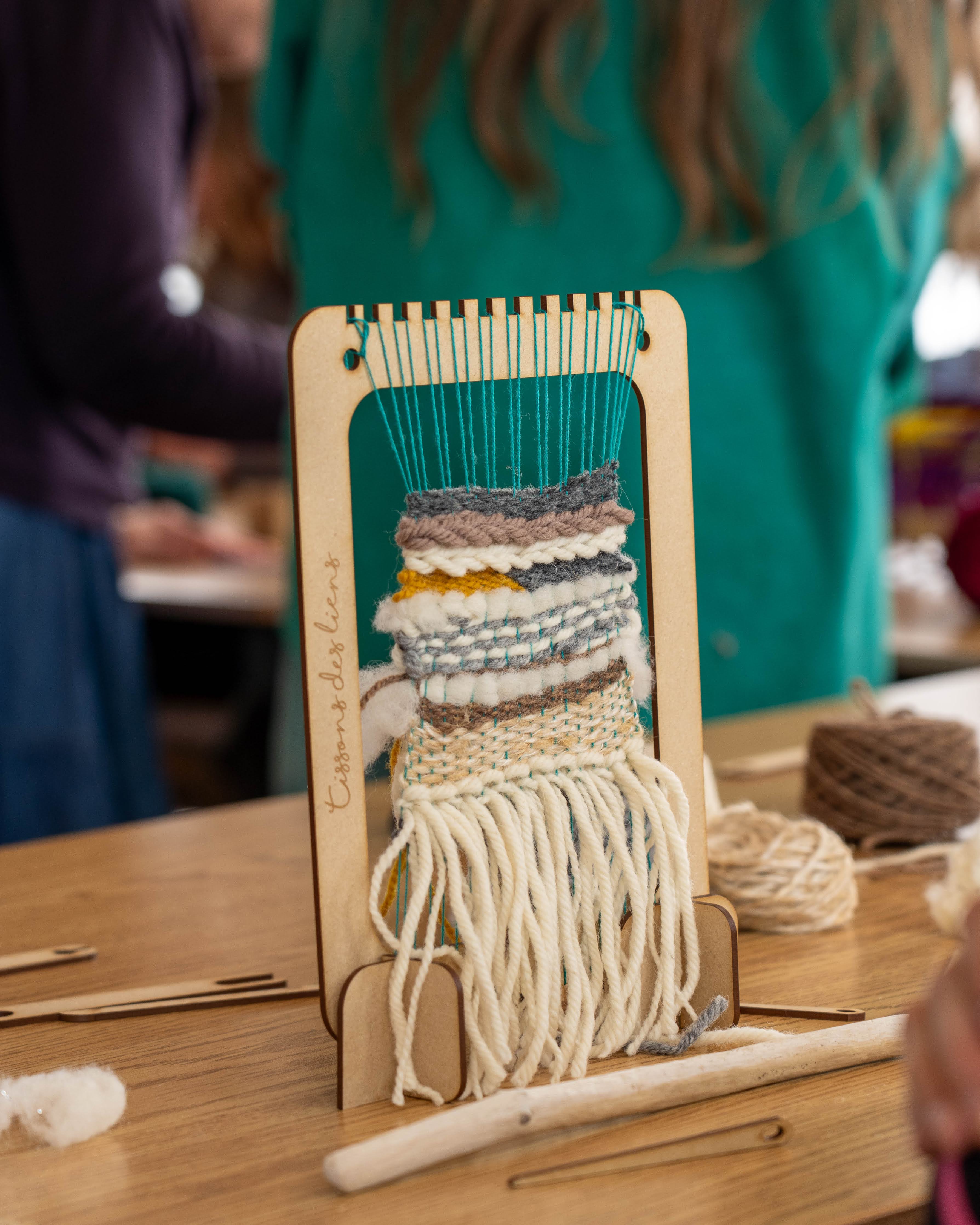Tissage dans le paysage