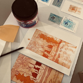 Atelier de gravure sur Tetra Pak