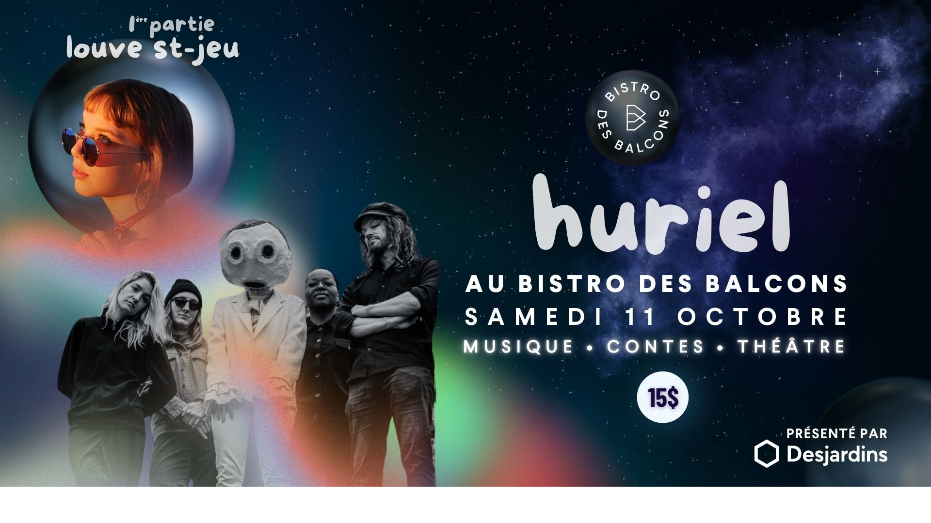 Huriel au Bistro des Balcon