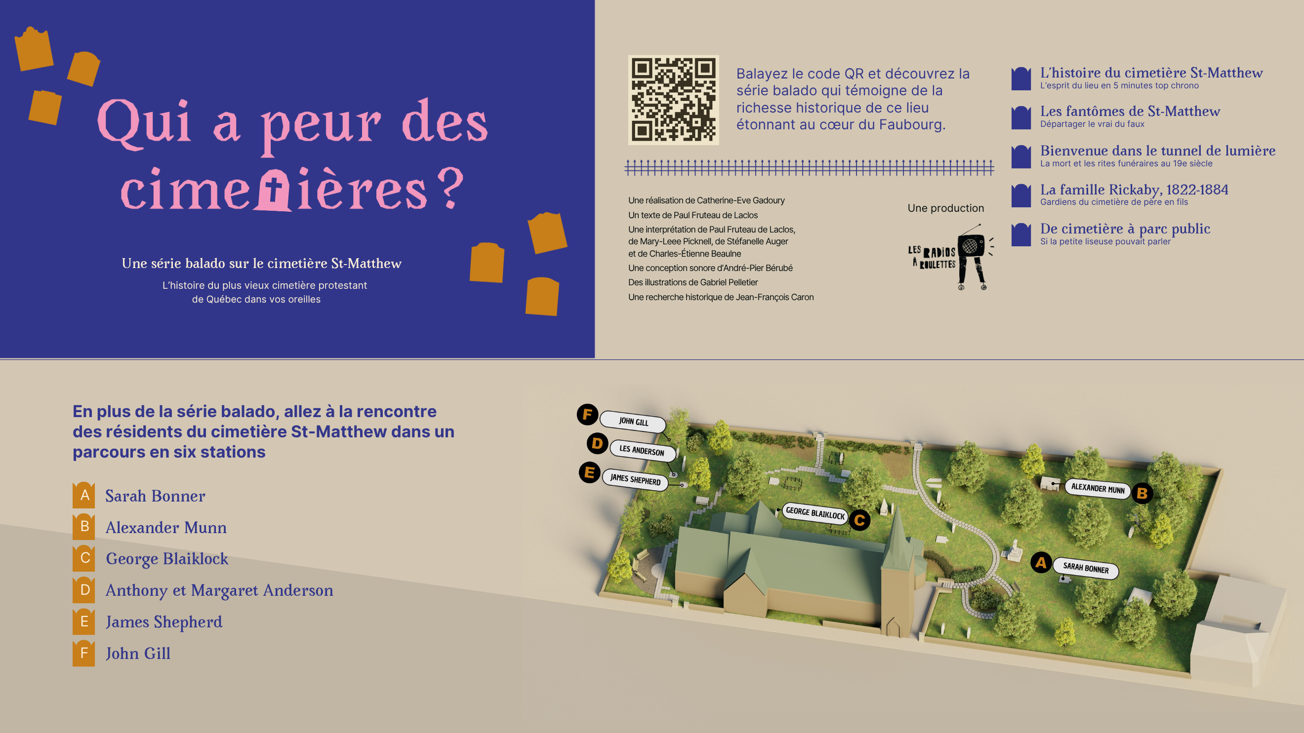 Qui a peur des cimetières ? - Visite du plus vieux cimetière protestant de Québec