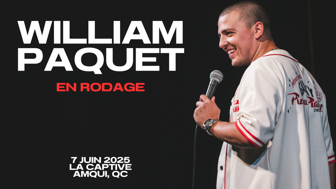 William Paquet en rodage