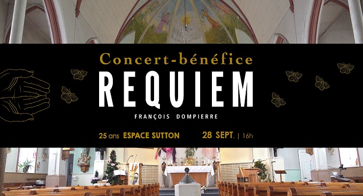 Requiem de François Dompierre &#8211; Concert-bénéfice 25e anniversaire d&#8217;Espace Sutton