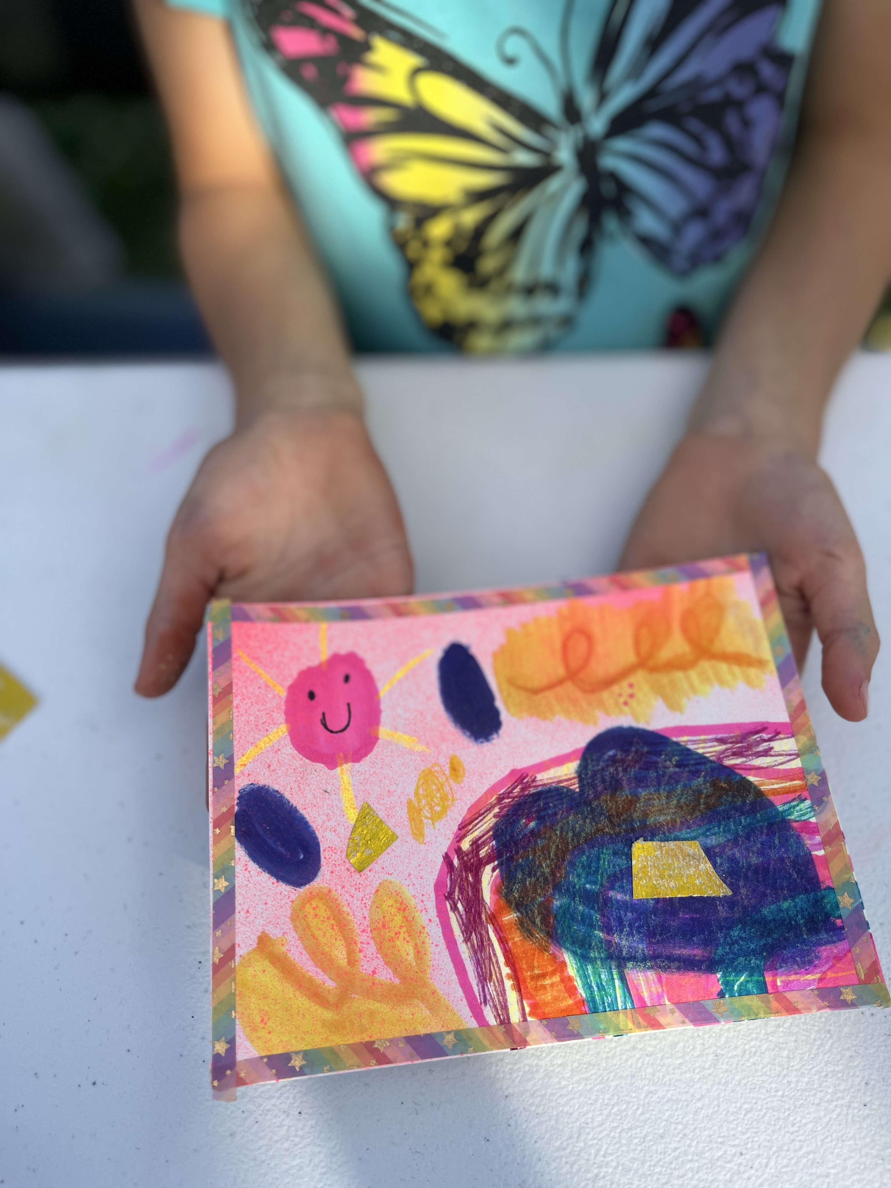 Atelier créatif de cartes postales poétiques