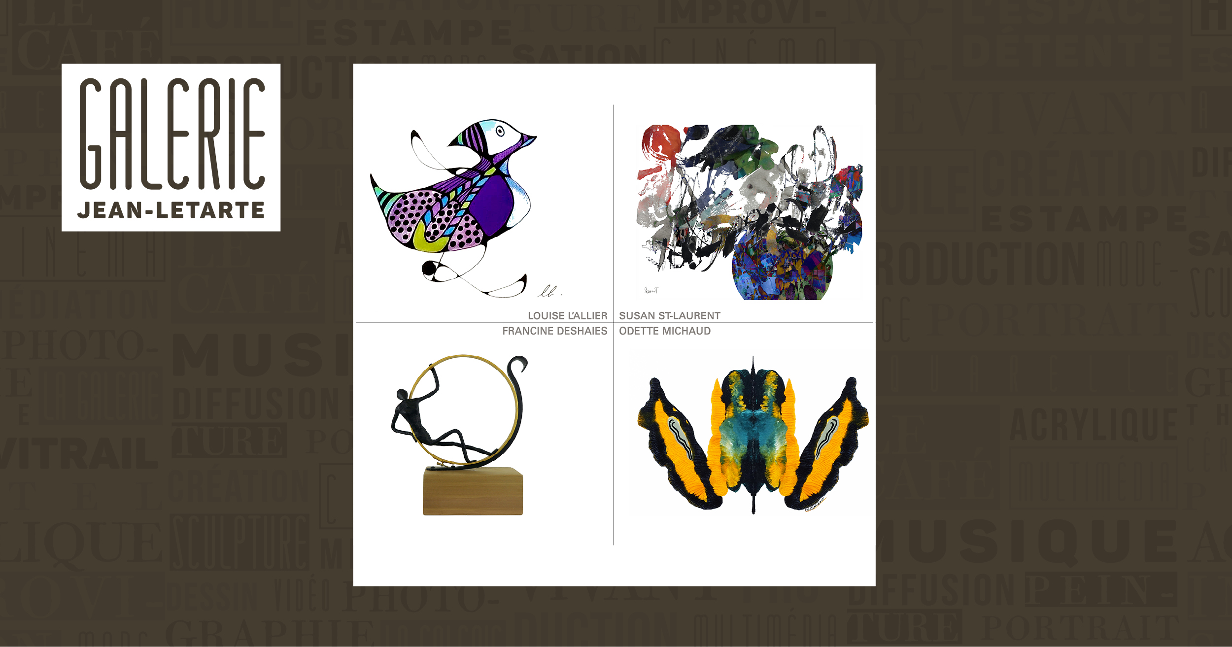 L’art en quatre mouvements — Visite commentée avec les artistes