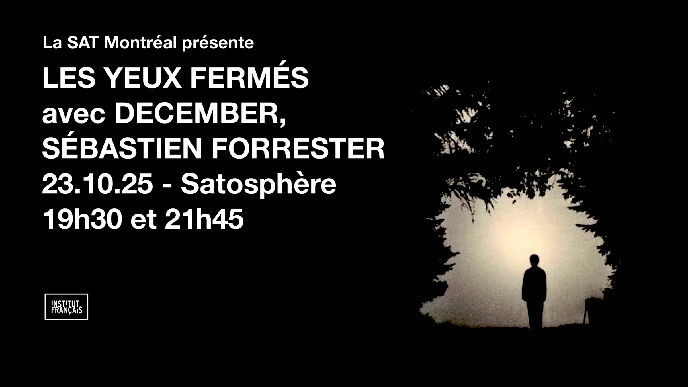 Les yeux fermés — December • Sébastien Forrester