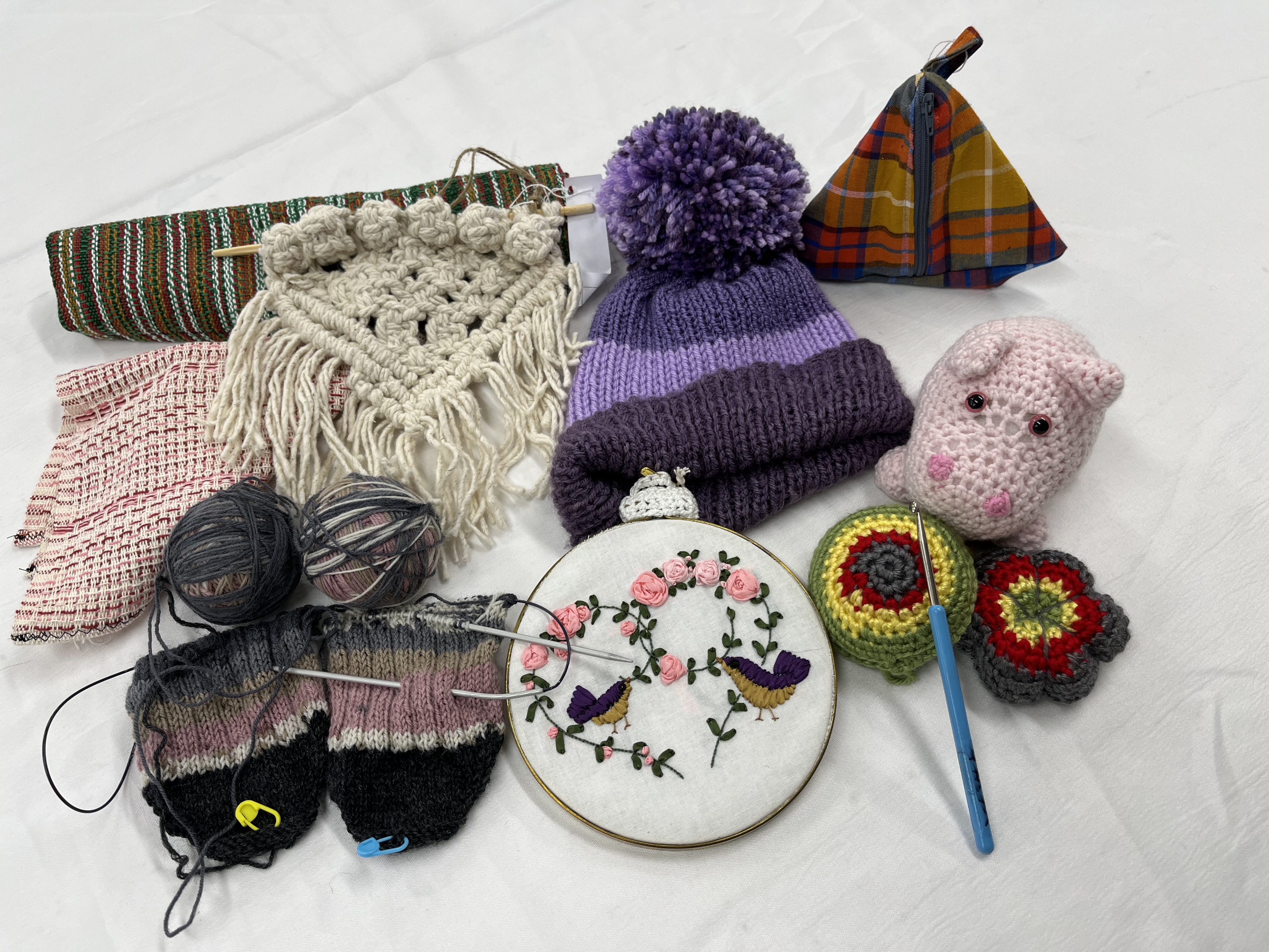 Démonstration de métiers d&#039;arts par le Cercle de Fermières de Rouyn-Noranda