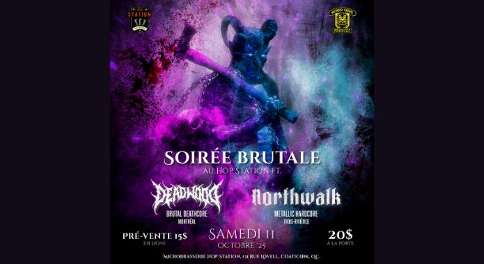 Deadwood + Northwalk à la Microbrasserie Hop Station