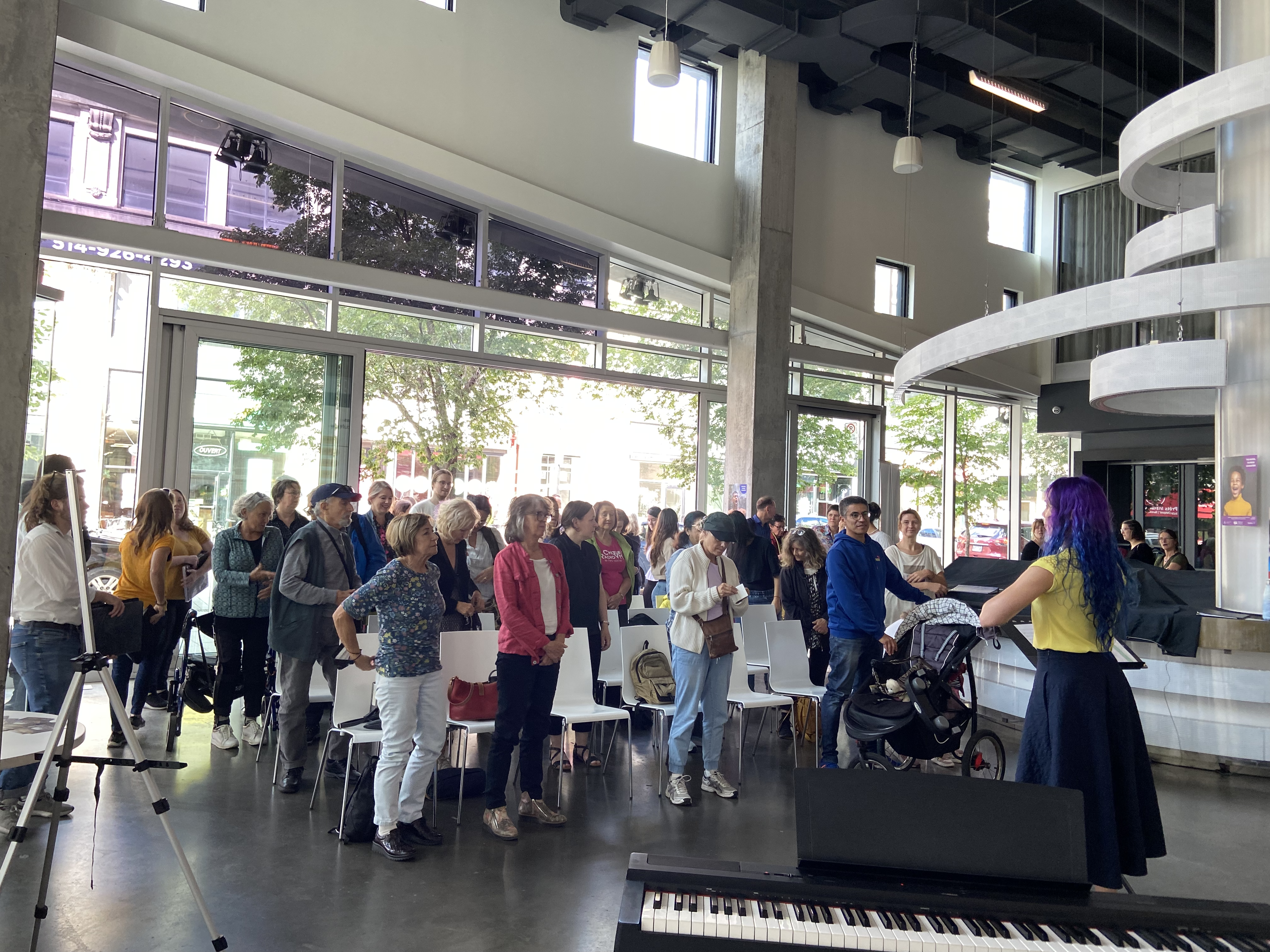 Chœurs en rafale à Québec