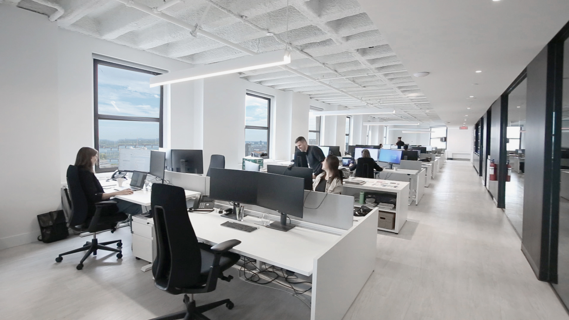 Visite des bureaux de NFOE architecture Montréal