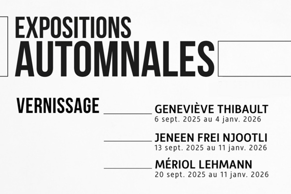 Vernissage des expositions automnales