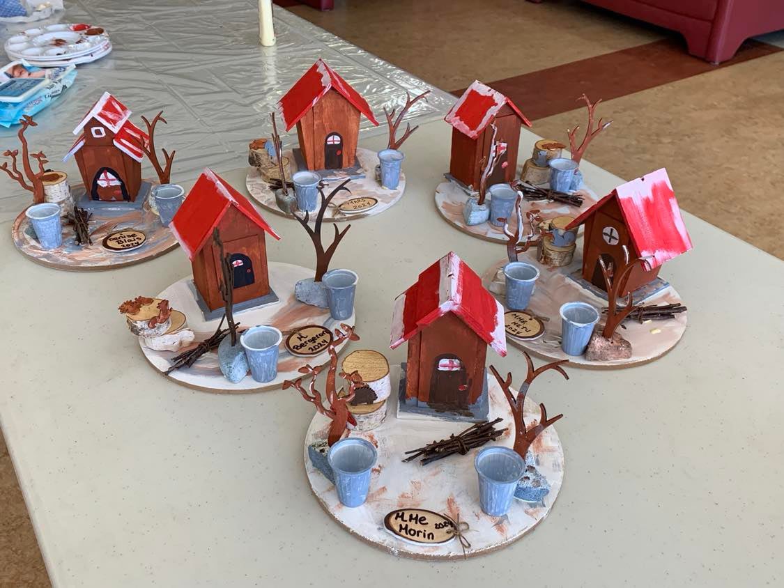 Atelier de bricolage parents-enfants ou parents-ados sur le thème « La cabane à sucre, c’est dans notre culture »